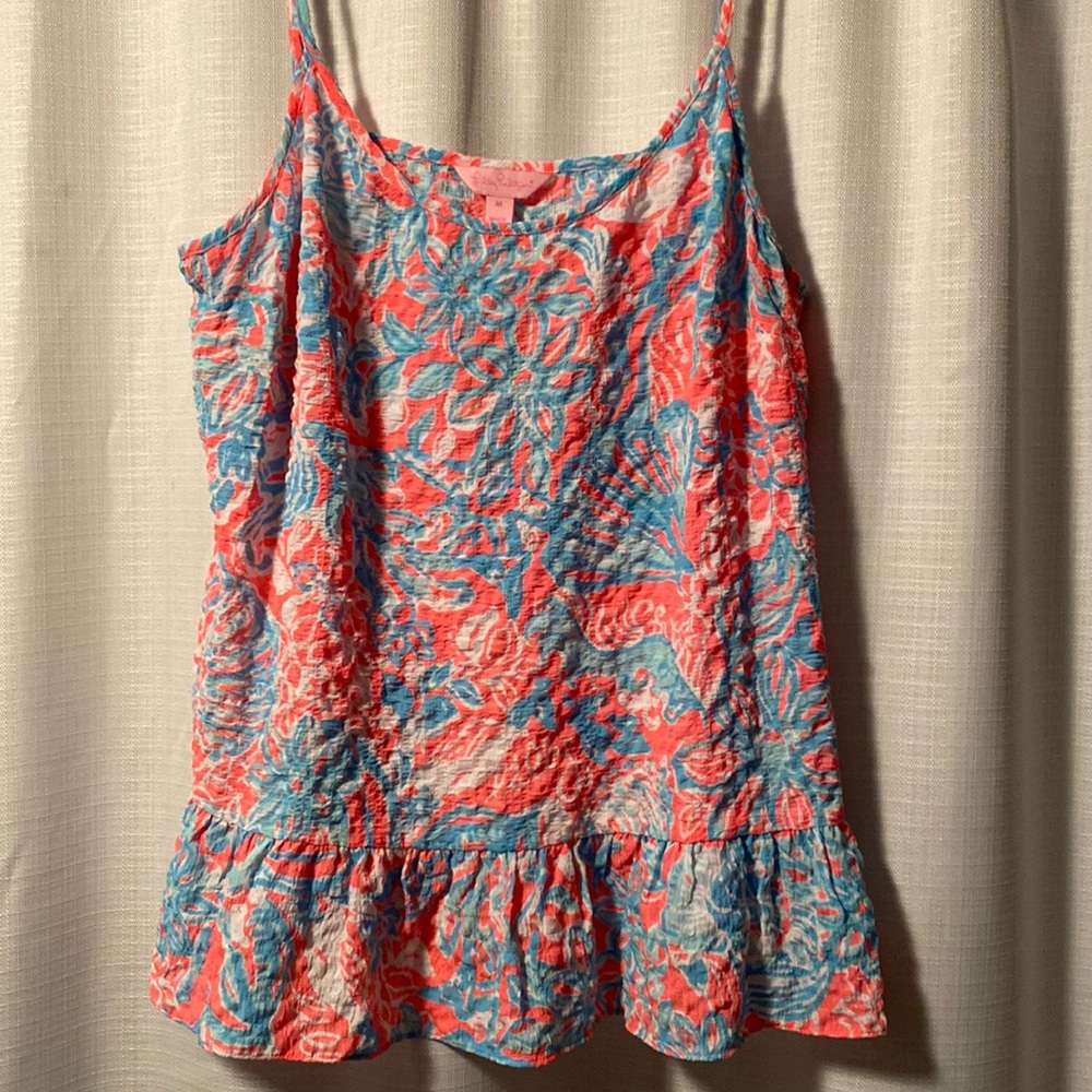 Lilly Pulitzer Ruffle Tank